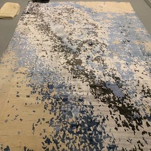 12’ by 9’ ART SILK INDIAN RUG